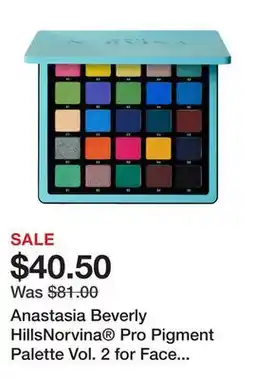 Sephora Anastasia Beverly HillsNorvina Pro Pigment Palette Vol. 2 for Face & Body offer