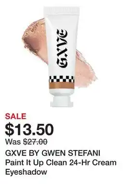 Sephora GXVE BY GWEN STEFANI Paint It Up Clean 24-Hr Cream Eyeshadow offer
