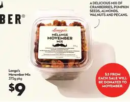 Longo's Longo's Movember Mix offer