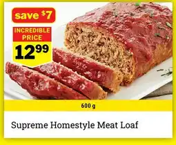 M & M Food Market Supreme Homestyle Meat Loaf offer