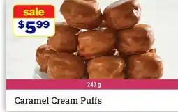 M & M Food Market Caramel Cream Puffs offer