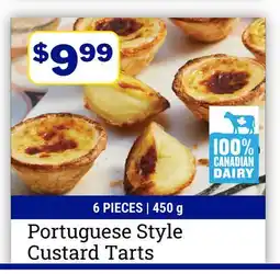M & M Food Market Portuguese Style Custard Tarts offer