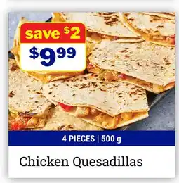 M & M Food Market Chicken Quesadillas offer