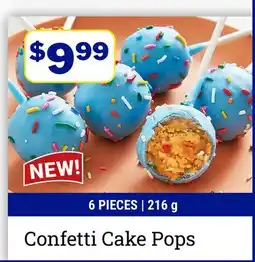 M & M Food Market Confetti Cake Pops offer