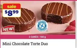M & M Food Market Mini Chocolate Torte Duo offer