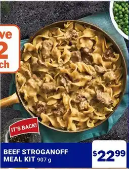 M & M Food Market BEEF STROGANOFF MEAL KIT offer