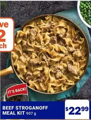 M & M Food Market BEEF STROGANOFF MEAL KIT offer
