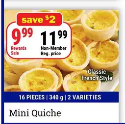 M & M Food Market Mini Quiche offer