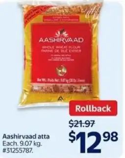 Walmart Aashirvaad atta offer