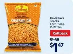 Walmart Haldiram's snacks offer