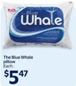 Walmart The Blue Whale pillow offer