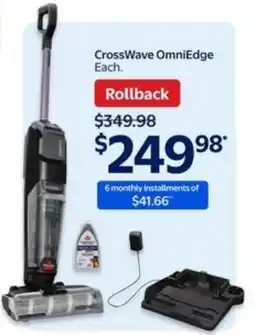Walmart CrossWave OmniEdge offer