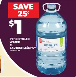 Independent City Market PC DISTILLED WATER, 4 L offer