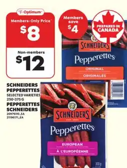 Independent City Market SCHNEIDERS PEPPERETTES, 250-375 G offer