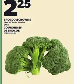 Independent City Market BROCCOLI CROWNS offer