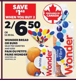 Independent City Market WONDER BREAD OR BUNS offer