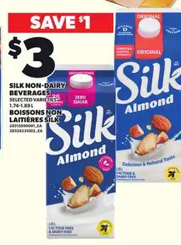 Independent City Market SILK NON-DAIRY BEVERAGES offer