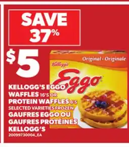 Independent City Market KELLOGG'S EGGO WAFFLES 16'S OR PROTEIN WAFFLES 8'S offer