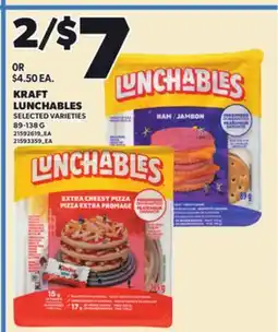 Independent City Market KRAFT LUNCHABLES, 89-138 G offer