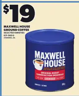 Independent City Market MAXWELL HOUSE GROUND COFFEE, 631-900 G offer
