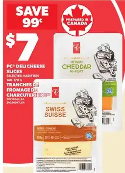 Independent City Market PC DELI CHEESE SLICES, 140-170 G offer