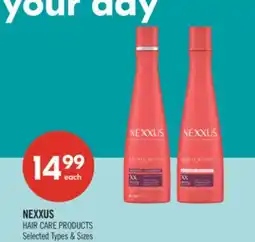 Shoppers Drug Mart NEXXUS HAIR CARE PRODUCTS offer