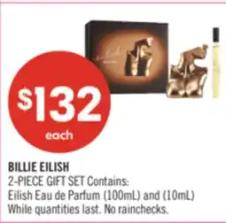 Shoppers Drug Mart BILLIE EILISH 2-PIECE GIFT SET Contains: Eilish Eau de Parfum (100mL) and (10mL) offer