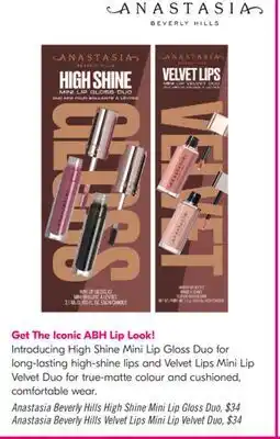 Shoppers Drug Mart Anastasia Beverly Hills High Shine Mini Lip Gloss Duo offer