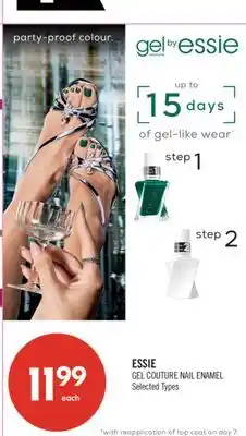 Shoppers Drug Mart ESSIE GEL COUTURE NAIL ENAMEL offer
