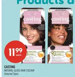 Shoppers Drug Mart CASTING NATURAL GLOSS HAIR COLOUR offer