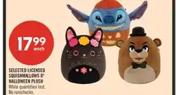Shoppers Drug Mart SELECTED LICENSED SQUISHMALLOWS 8 HALLOWEEN PLUSH offer