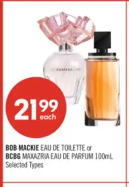Shoppers Drug Mart BOB MACKIE EAU DE TOILETTE or BCBG MAXAZRIA EAU DE PARFUM offer