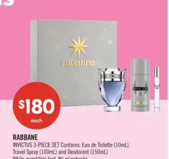 Shoppers Drug Mart RABBANE INVICTUS 3-PIECE SET offer