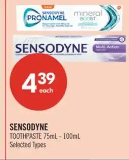 Shoppers Drug Mart SENSODYNE TOOTHPASTE offer