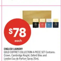 Shoppers Drug Mart ENGLISH LAUNDRY GOLD COFFRET COLLECTION 4-PIECE SET offer