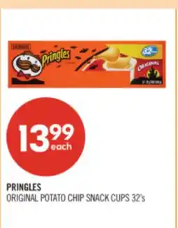 Shoppers Drug Mart PRINGLES ORIGINAL POTATO CHIP SNACK CUPS offer