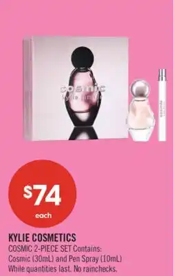Shoppers Drug Mart KYLIE COSMETICS COSMIC 2-PIECE SET Contains: Cosmic (30mL) and Pen Spray (10mL) offer
