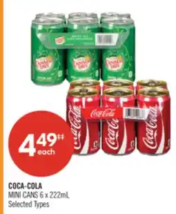 Shoppers Drug Mart COCA-COLA MINI CANS offer