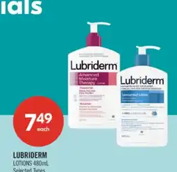 Shoppers Drug Mart LUBRIDERM LOTIONS offer
