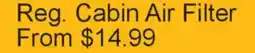 PartSource Fram Cabin Air Filter offer