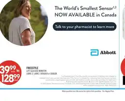 Shoppers Drug Mart FREESTYLE LITE GLUCOSE MONITOR offer