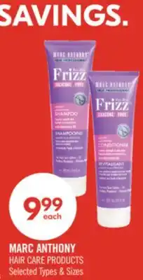 Shoppers Drug Mart MARC ANTHONY HAIR CARE PRODUCTS offer