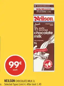 Shoppers Drug Mart NEILSON CHOCOLATE MILK offer