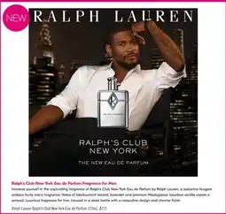 Shoppers Drug Mart Ralph Lauren Ralph's Club New York Eau de Parfum 110mL offer