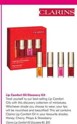 Shoppers Drug Mart Clarins Lip Comfort Oil Discovery Kit offer