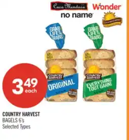 Shoppers Drug Mart COUNTRY HARVEST BAGELS offer