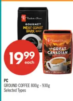 Shoppers Drug Mart PC GROUND COFFEE offer