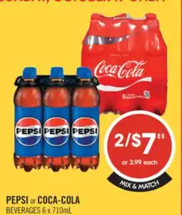 Shoppers Drug Mart PEPSI or COCA-COLA BEVERAGES offer