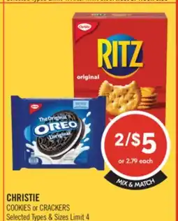 Shoppers Drug Mart CHRISTIE COOKIES or CRACKERS offer