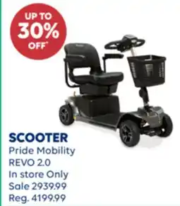 Wellwise by Shoppers SCOOTER Pride Mobility REVO 2.0 offer